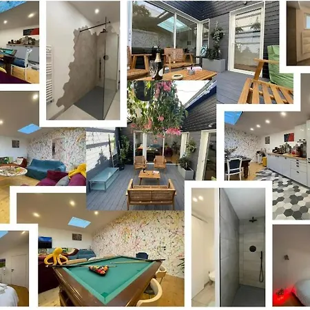 Maison Street Art, Jacuzzi Sur Terrasse Et Billard * Reims